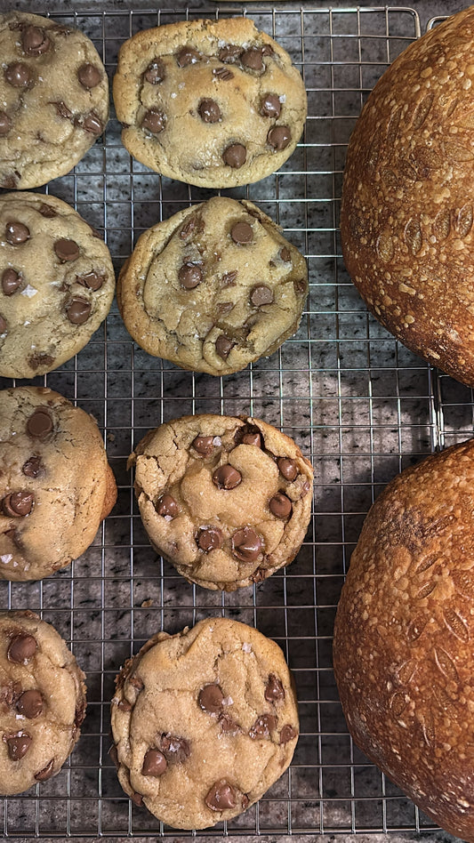 Sourdough Chocolate Chip Cookies
